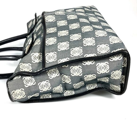 LOEWE Anagram Total Logo Document Bag Tote Bag Briefcase Hand Bag Business bag - Picture 3 of 15